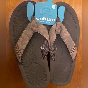 Cobian Mens Sandals Size 13 Brown/flannel Next lvl Comfort Flipflop